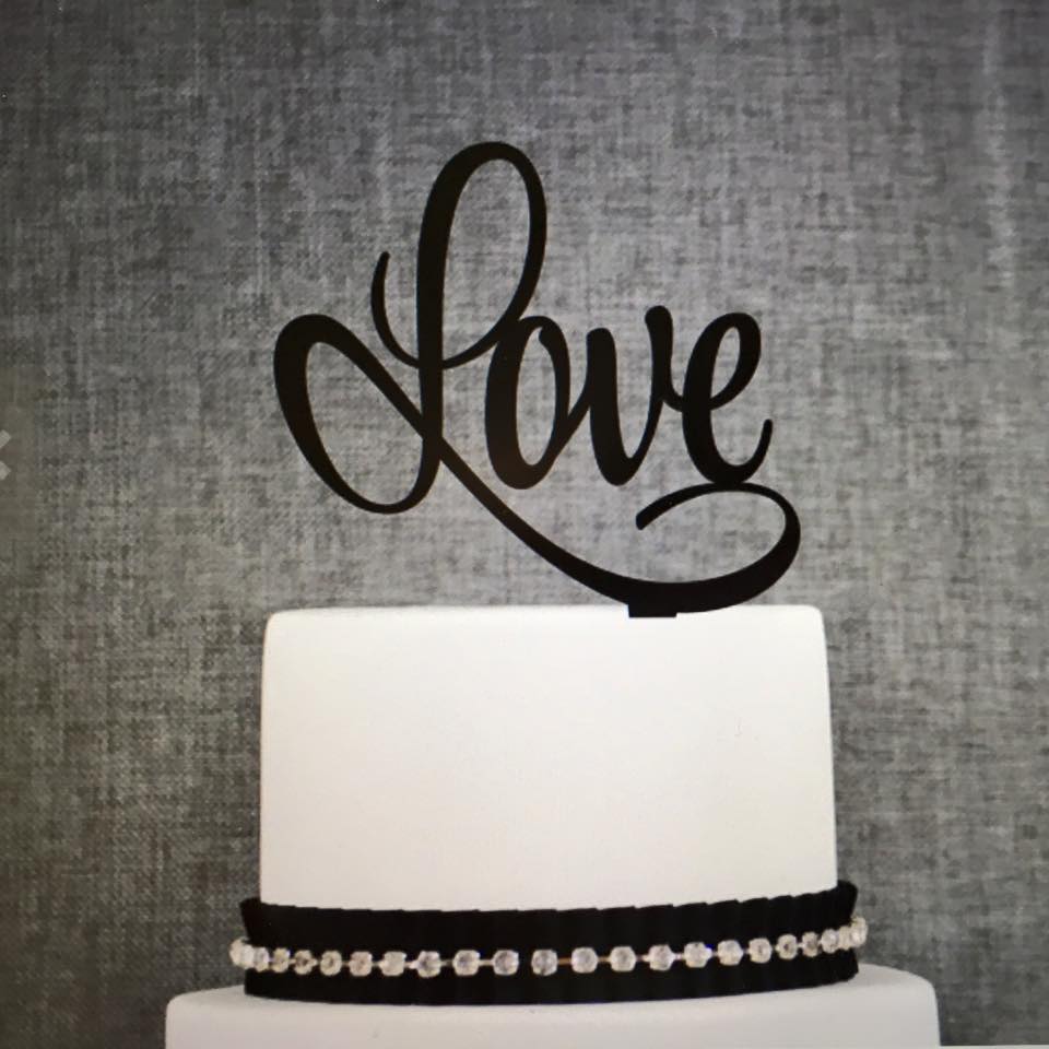 Cake Topper Buon Compleanno Argento